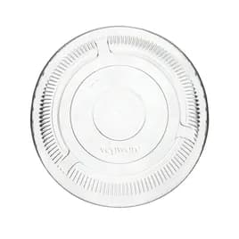 Lid Flat 3.78X0.39 IN PLA Clear For Cup No Hole 1000/Case