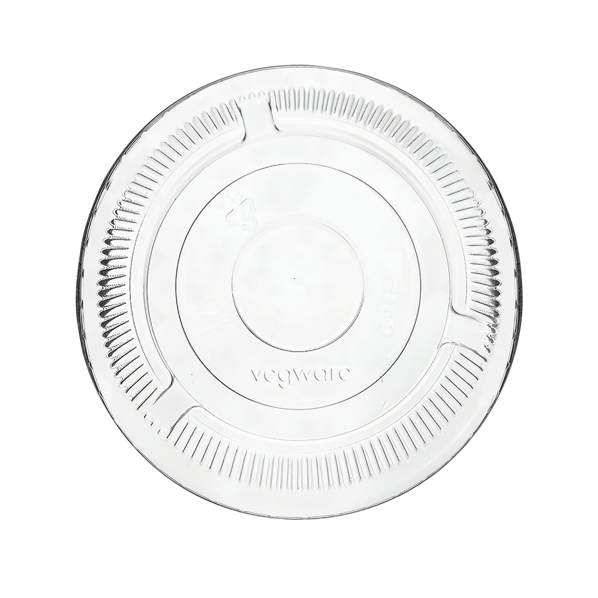 Lid Flat 3.78X0.39 IN PLA Clear For Cup No Hole 1000/Case