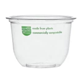 Bella Pot 96-Series Deli Container Base 10 OZ PLA Clear Round 1000/Case