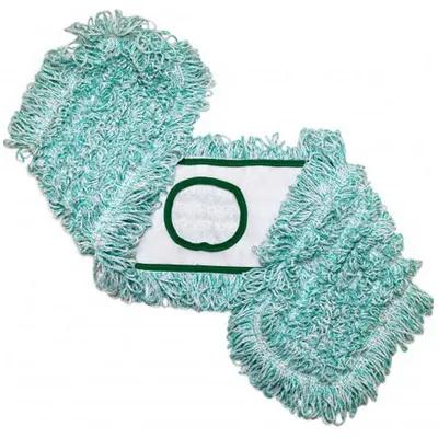 Dust Mop 24X5 IN Green Microfiber Polyester 12/Pack