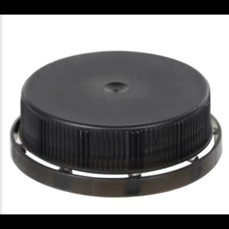 Cap 38MM Plastic Black For Bottle Screw Top 2400/Case