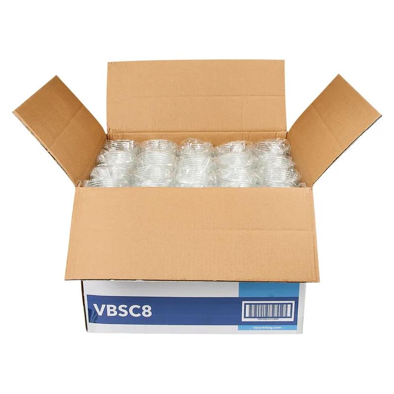 Victoria Bay Sundae Dessert Container 8 OZ PET Clear Round 1000/Case