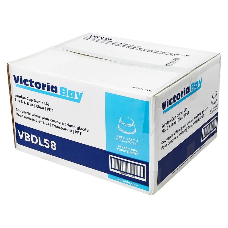 Victoria Bay Lid Dome Plastic For Container 1000/Case