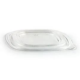 Crystal Classics® Lid 8.13X8.13X0.34 IN RPET Clear Square For Cold Salad Bowl Crack Resistant Leak Resistant 276/Case