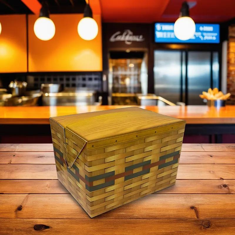 Take-Out Box Fold-Top 9X7X6 IN Rectangle 150/Case