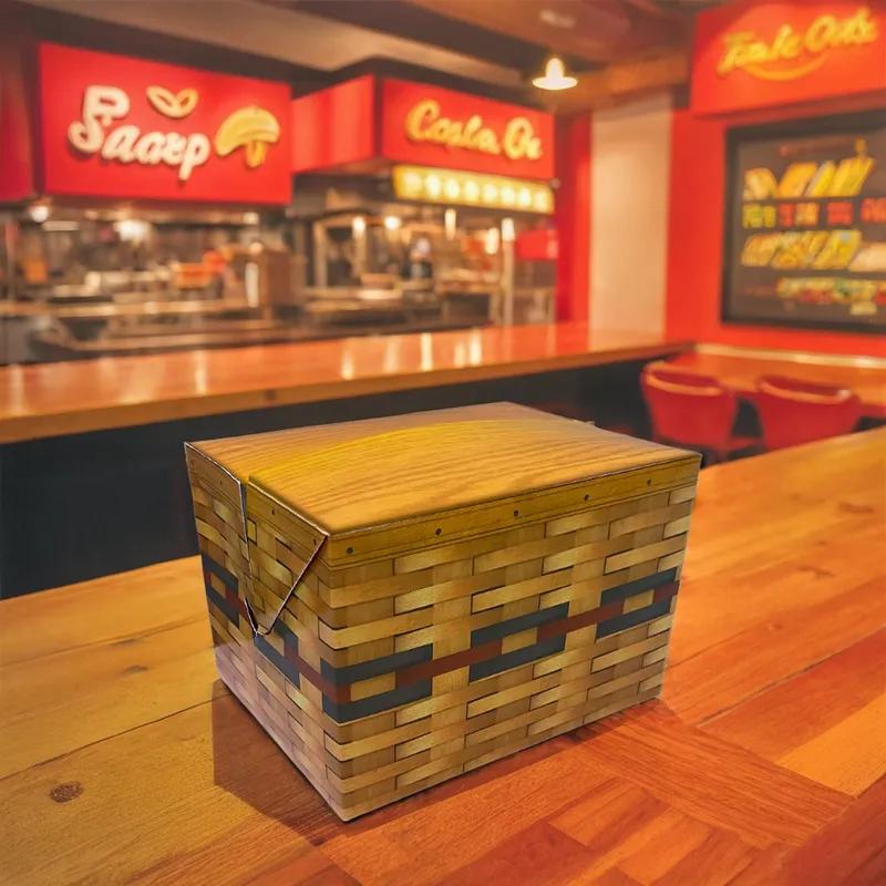 Take-Out Box Fold-Top 9X7X6 IN Rectangle 150/Case
