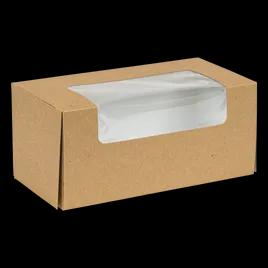 Donut Box 6 CT 9X4.5X4 IN Corrugated Paperboard Brown White 100/Case