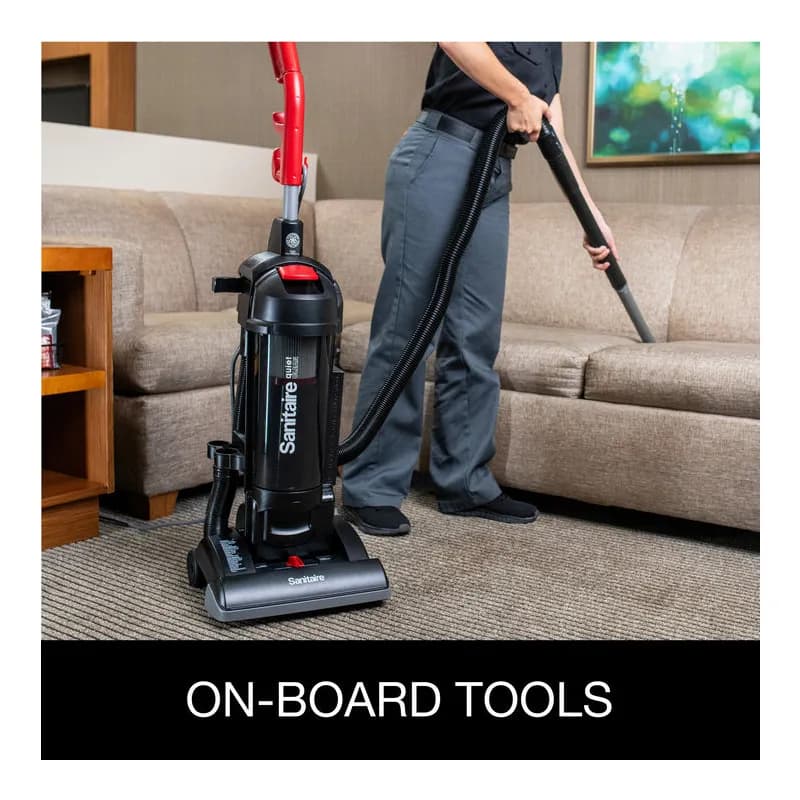 Sanitaire® FORCE® QuietClean® Upright Vacuum 13IN HEPA Filter Dirt Cup 1/Each