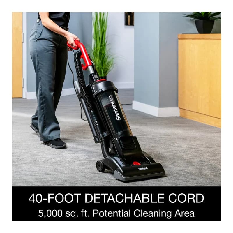 Sanitaire® FORCE® QuietClean® Upright Vacuum 13IN HEPA Filter Dirt Cup 1/Each