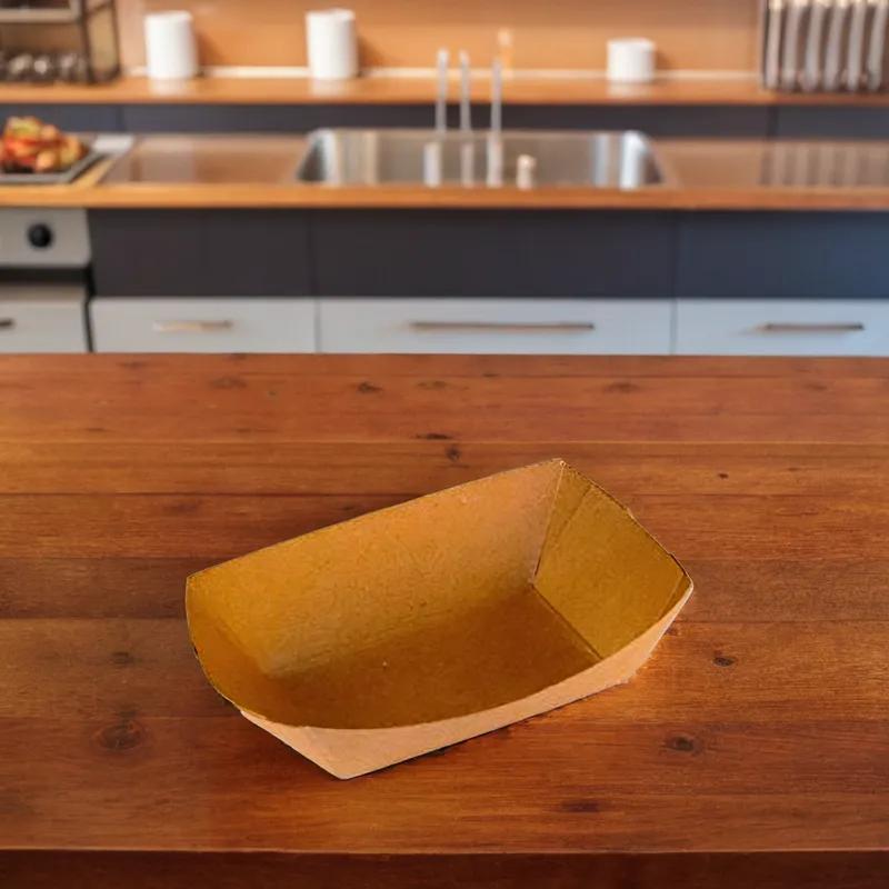 Victoria Bay Food Tray 0.25 LB Paper Kraft 1000/Case