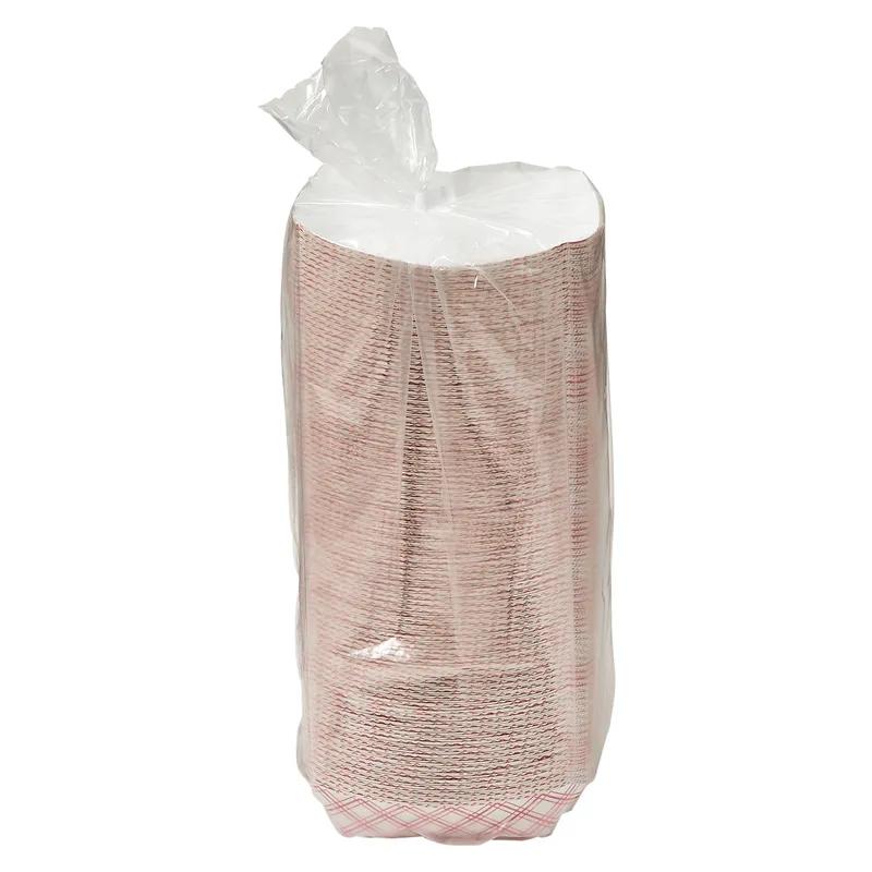 Victoria Bay Food Tray 1 LB Paper Red White Plaid 1000/Case