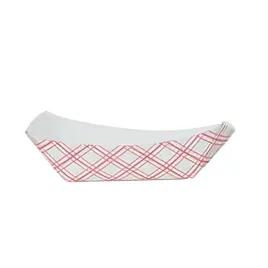 Victoria Bay Food Tray 2.5 LB Paper Red Plaid 500/Case