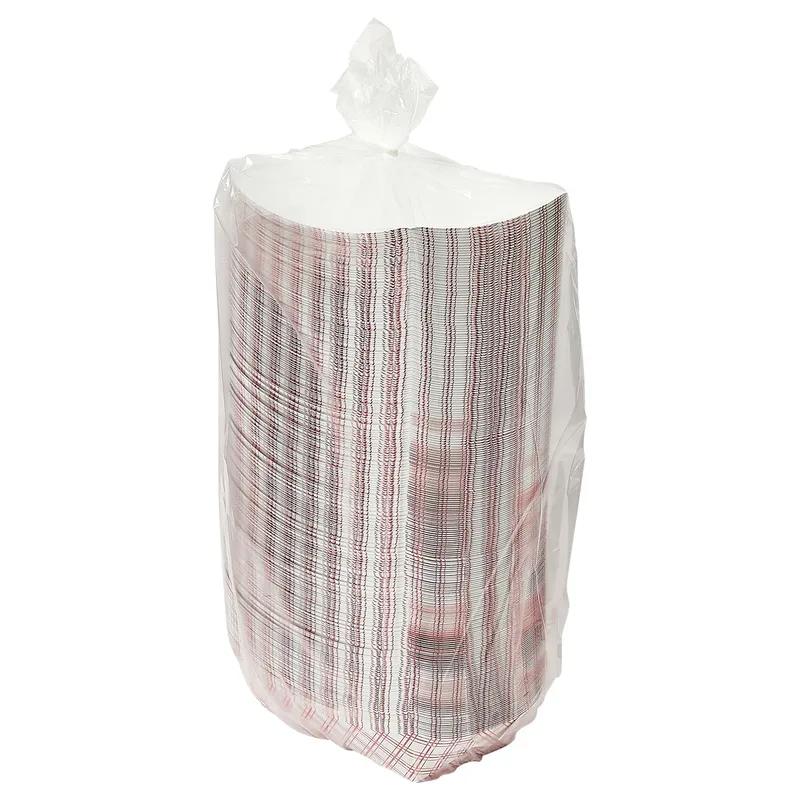 Victoria Bay Food Tray 5 LB Paper Red Plaid 500/Case