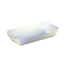 Victoria Bay Hot Dog Food Tray 7 IN Paper White Rectangle 1000/Case
