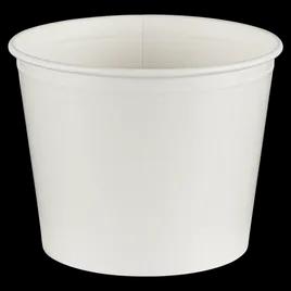 Bucket & Tub Base Medium (MED) 85 OZ SBS Paperboard White Round 200/Case