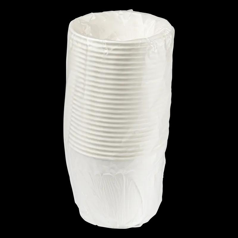 Bucket & Tub Base Medium (MED) 85 OZ SBS Paperboard White Round 200/Case