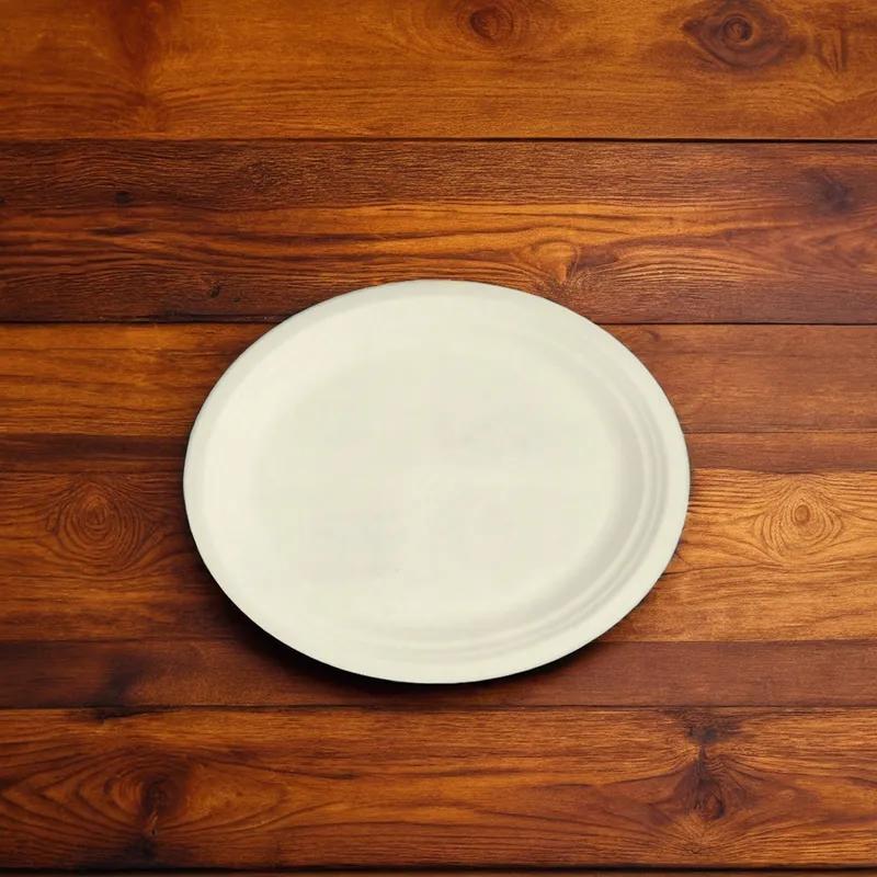 Serving Tray 12 IN Sugarcane Natural Oval 500/Case