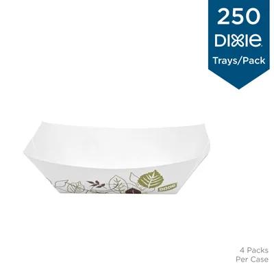 Dixie® Kant Leek® Food Tray 0.5 LB Single Wall Poly-Coated Paper Multicolor Pathways Rectangle 1000/Case