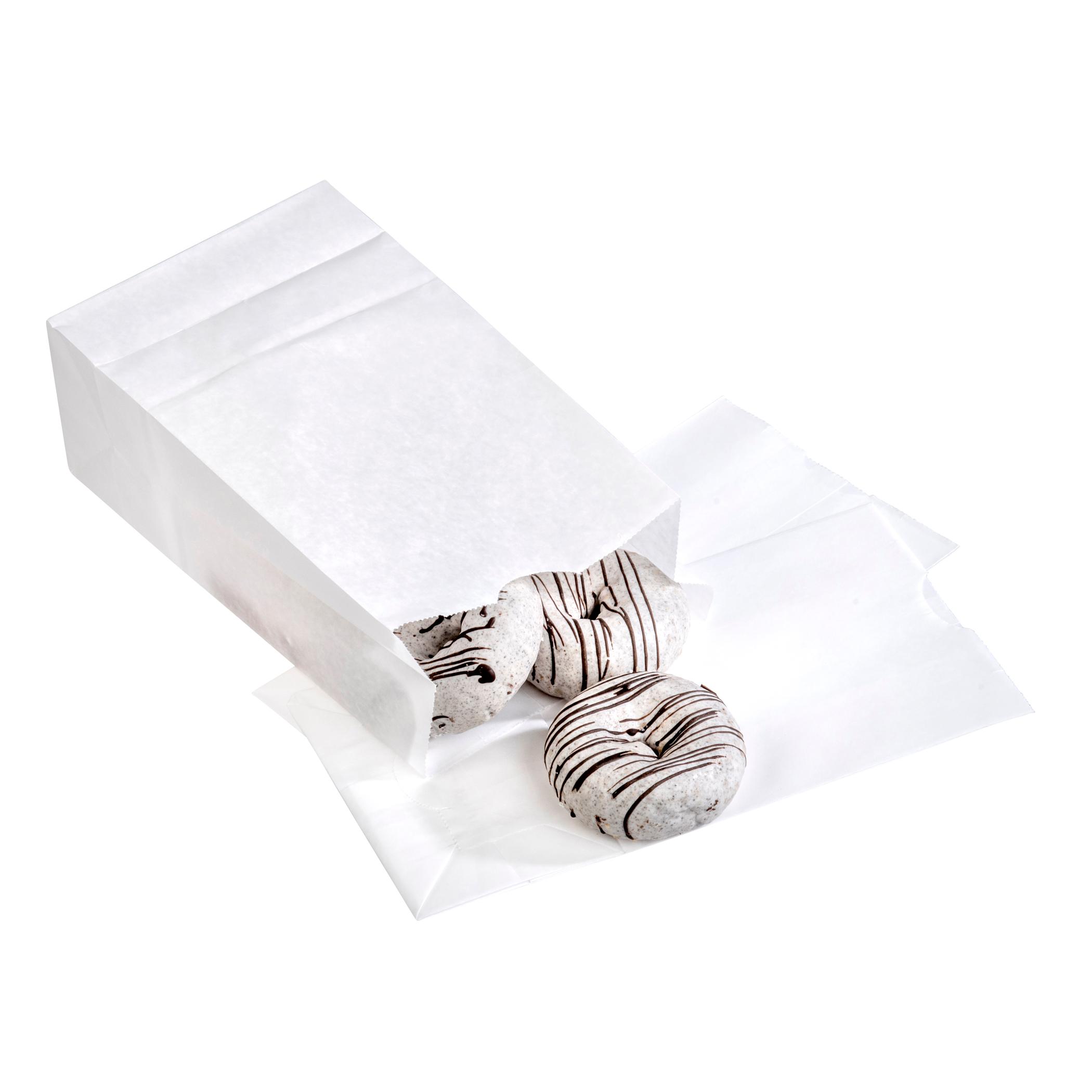 Bakery Bag 6X3.625X11 IN Paper 6# White Plain 1000/Case
