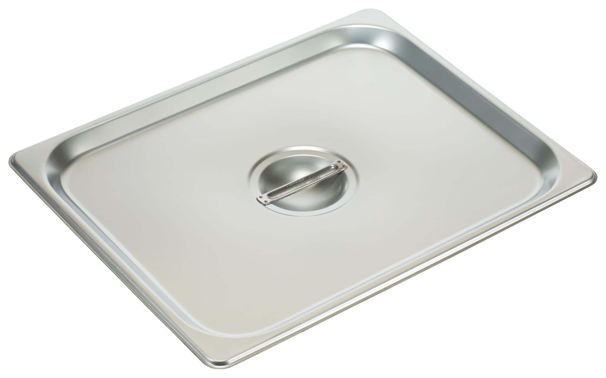 Cover For Steam Table Pan 1/2 Size 12.75X10.5X1 IN 18/8 Stainless Steel Rectangle Solid 1/Piece