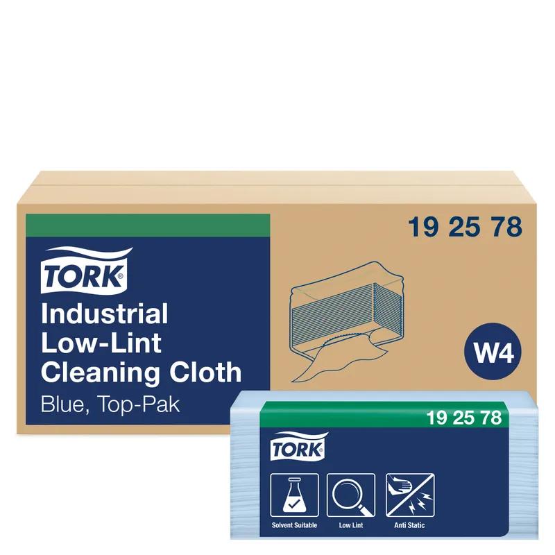 Tork Cleaning Wipe  15.354X12756 IN Folded: 4.252X12.756IN Paper Blue Multifold Refill Industrial 80 Count/Pack