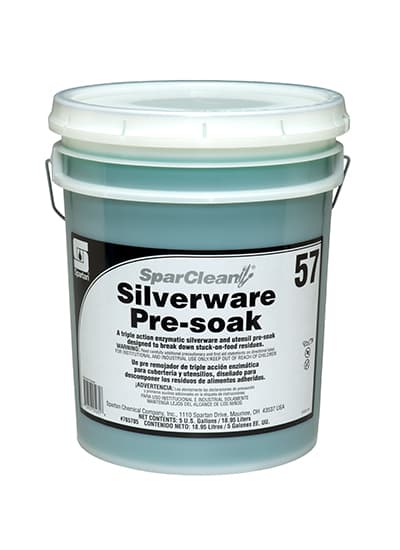 SparClean® Silverware Pre-Soak 57 Unscented Silverware Presoak 5 GAL Neutral Liquid 1/Pail