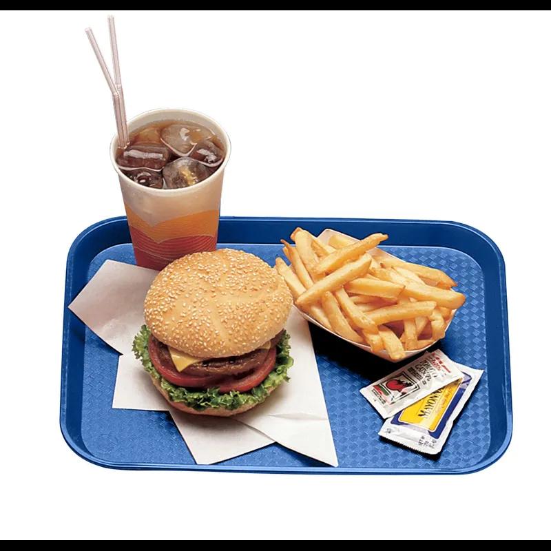 Fast Food Tray 10X14 IN Navy 24/Case