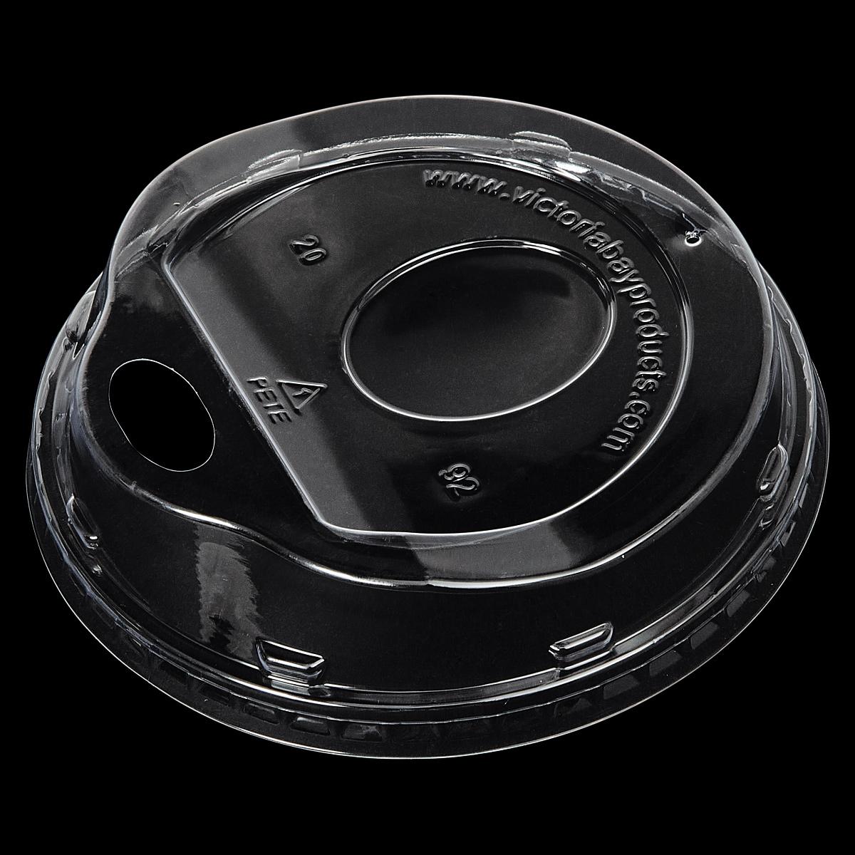 92 Series Lid Dome PET Clear For 12 OZ Cold Cup Sip Through 1000/Case