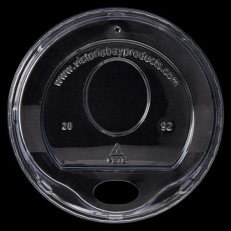 Victoria Bay 92 Series Lid Dome PET Clear For 12 OZ Cold Cup Sip Through 1000/Case