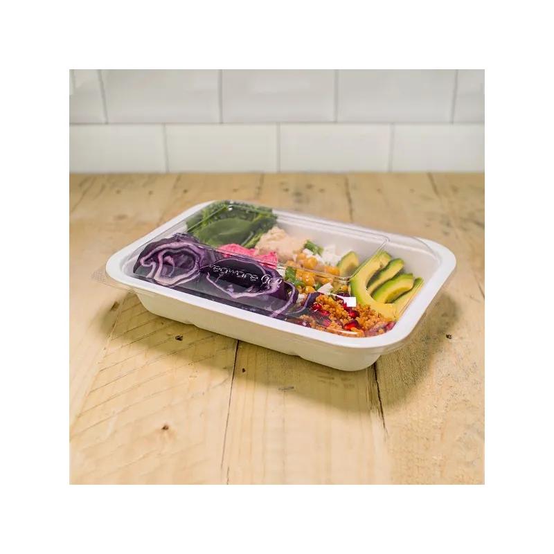 Take-Out Container Base 42 OZ Plastic White 600/Case