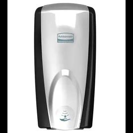 Soap Dispenser 5.25X5.18X10.86 IN Black Chrome Plastic Wall Mount 1/Each