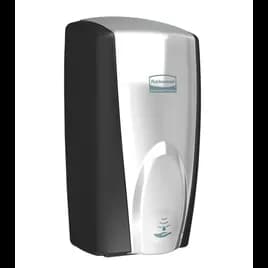 Soap Dispenser 5.25X5.18X10.86 IN Black Chrome Plastic Wall Mount 1/Each