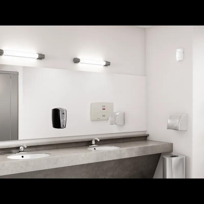 Soap Dispenser 5.25X5.18X10.86 IN Black Chrome Plastic Wall Mount 1/Each