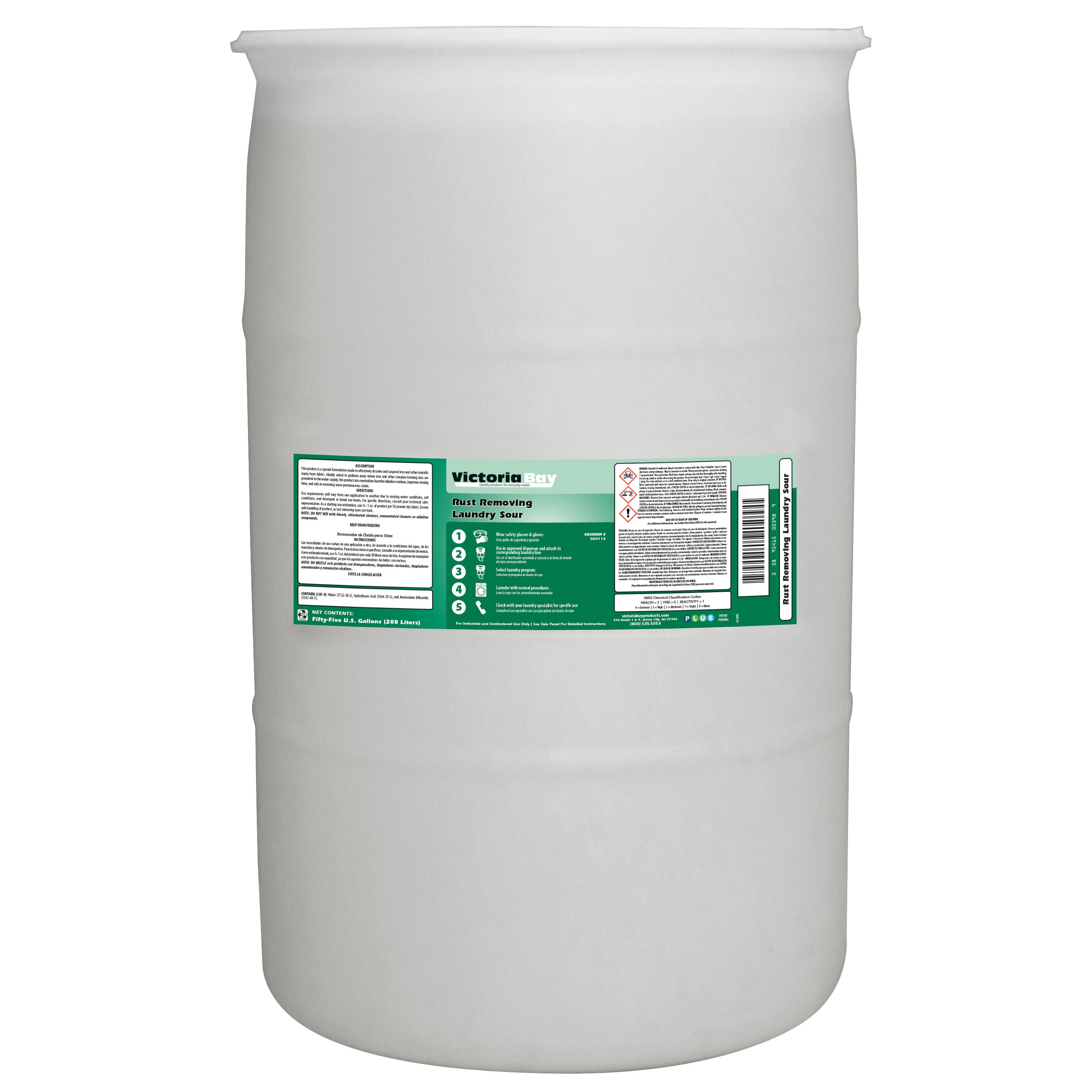 Victoria Bay Rust Removing Laundry Sour 55 GAL 55/Drum