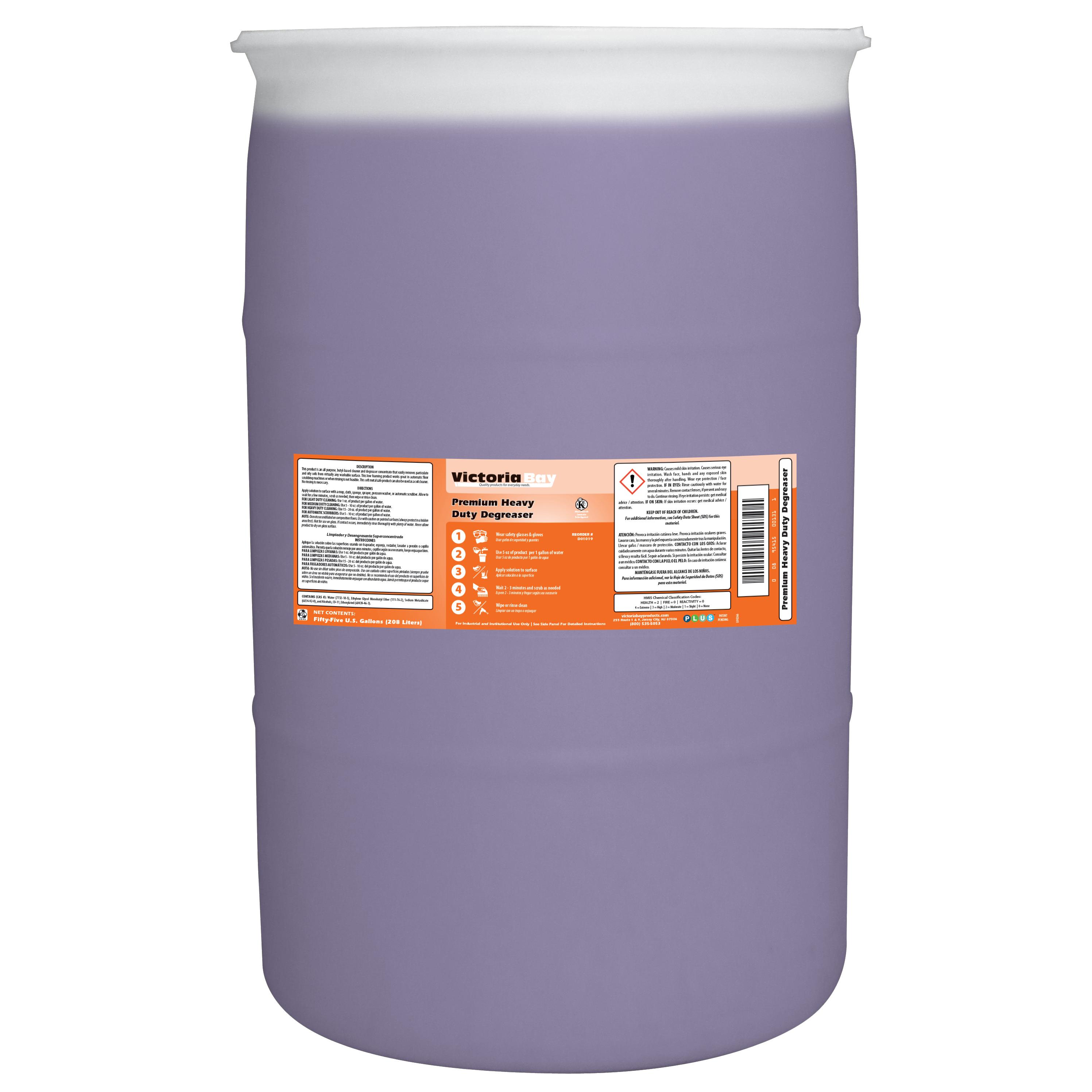 Victoria Bay Premium Heavy Duty Degreaser 55 GAL 1/Drum