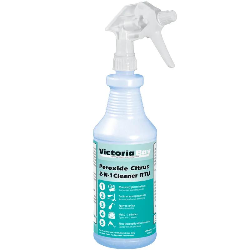 Victoria Bay Peroxide Citrus 2-N-1 Cleaner RTU 1 QT 12/Case