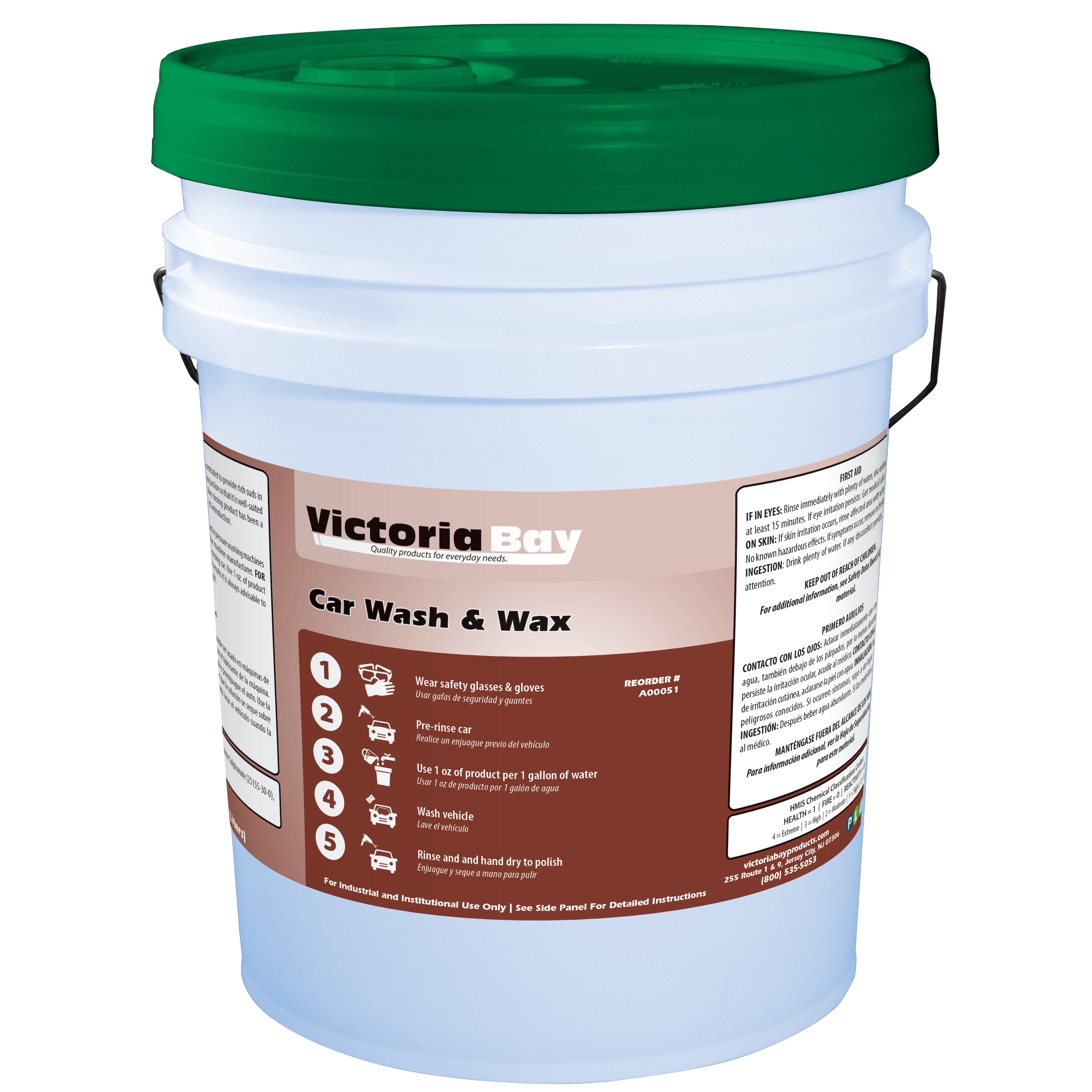 Victoria Bay Car Wash & Wax 5 GAL 1/Pail