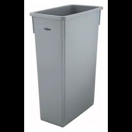 Trash Can 20X11X29.5 IN 23 GAL Gray Plastic 1/Each