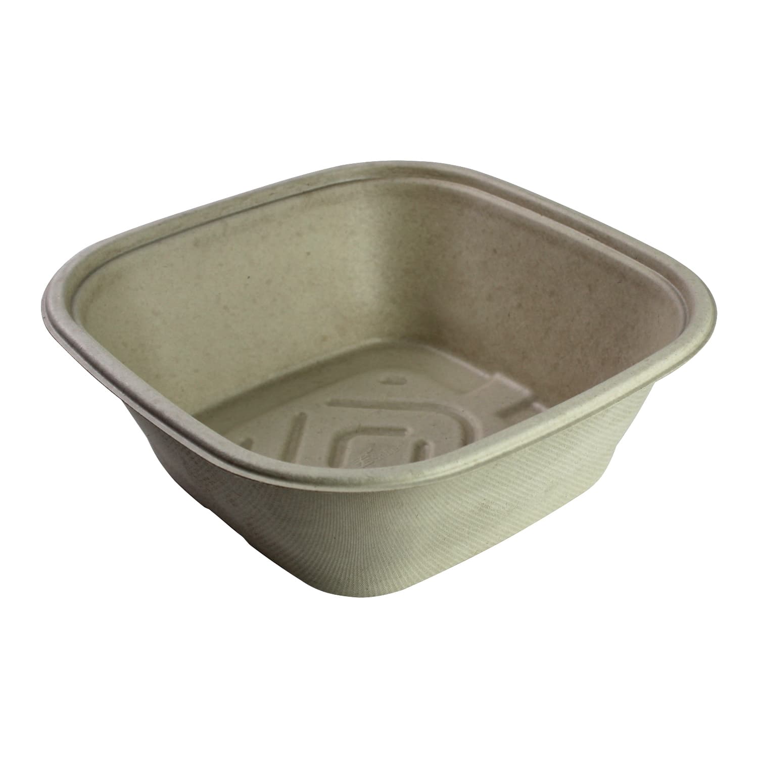 Bowl 120 OZ Pulp Fiber Kraft Square 50/Case