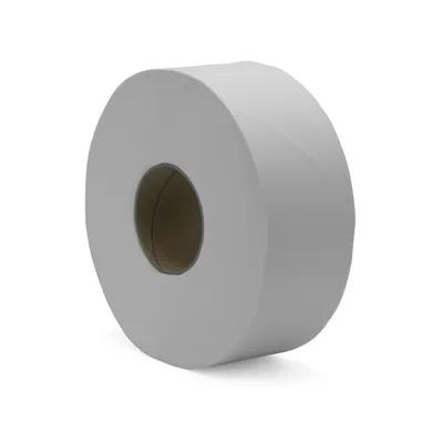 Victoria Bay Toilet Paper & Tissue Roll 3.3IN X1000FT 2PLY Virgin Paper White Embossed Jumbo Jr (JRT) 12 Rolls/Case