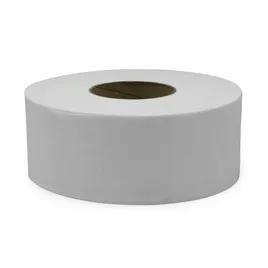 Victoria Bay Toilet Paper & Tissue Roll 3.3 IN 2PLY Virgin Paper White Embossed Jumbo Jr (JRT) 12 Rolls/Case 65 Cases/Pallet