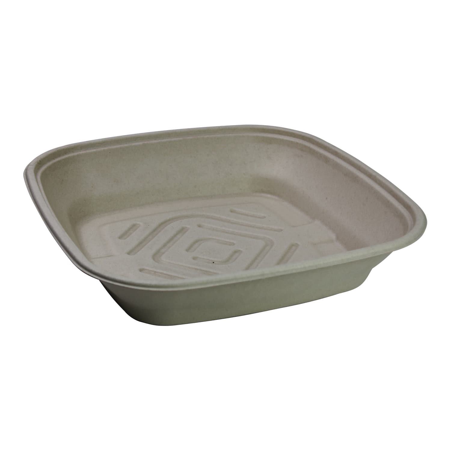 Bowl 160 OZ Pulp Fiber Kraft Square 25/Case
