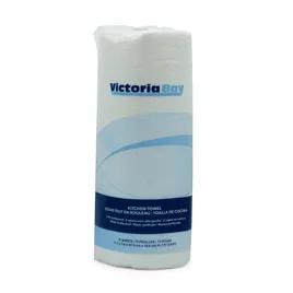 Victoria Bay Household & Kitchen Roll Paper Towel 10.98 IN 2PLY Virgin Paper White Embossed 70 Sheets/Roll 30 Rolls/Case