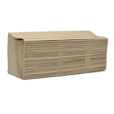 Victoria Bay Folded Paper Towel 9.5X9 IN 1PLY Recycled Paper Kraft Multifold Embossed 250 Sheets/Pack 16 Packs/Case 70 Cases/Pallet