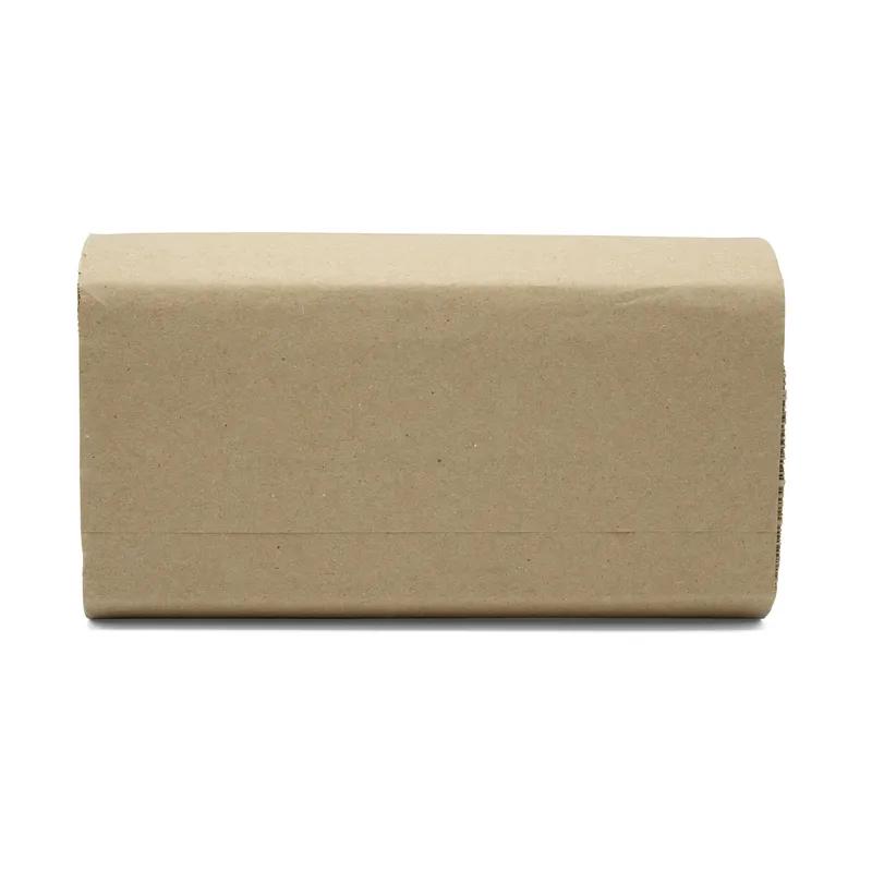 Victoria Bay Folded Paper Towel 9.5X9 IN 1PLY Recycled Paper Kraft Multifold Embossed 250 Sheets/Pack 16 Packs/Case 70 Cases/Pallet