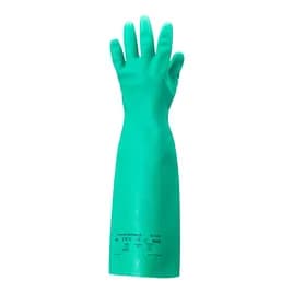 Chemicals Gloves XL 18 IN Green 22MIL Nitrile Rubber Chemical Resistant 1 Count/Pack 12 Packs/Case 12 Count/Case