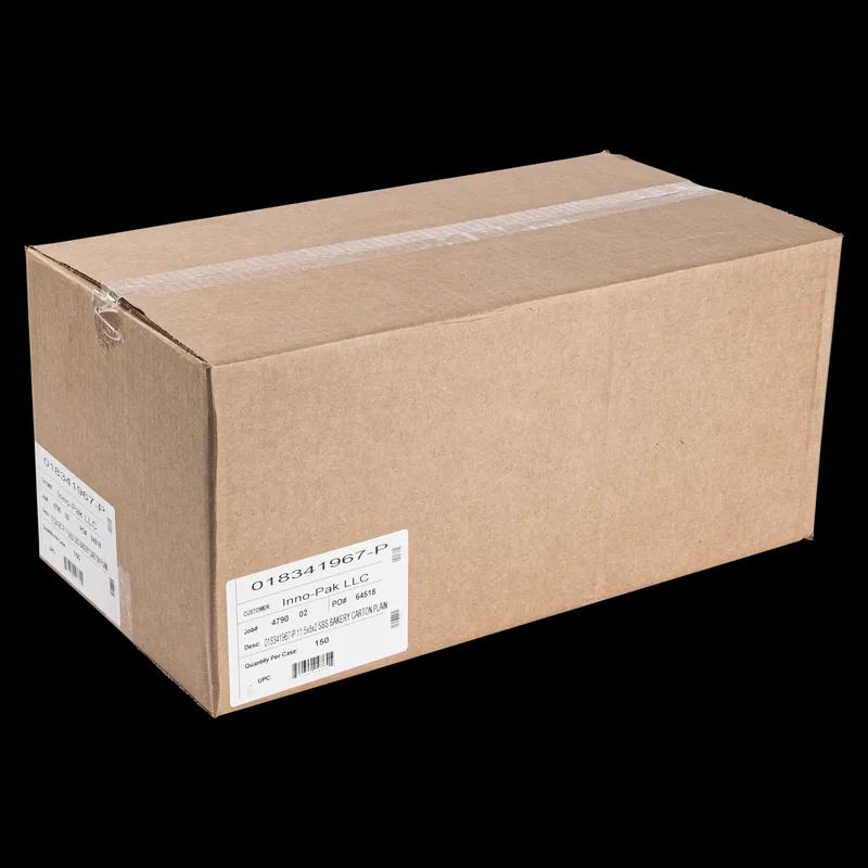 Donut Box 11.5X8X2 IN SBS Paperboard White Waterfall With Window 150/Case