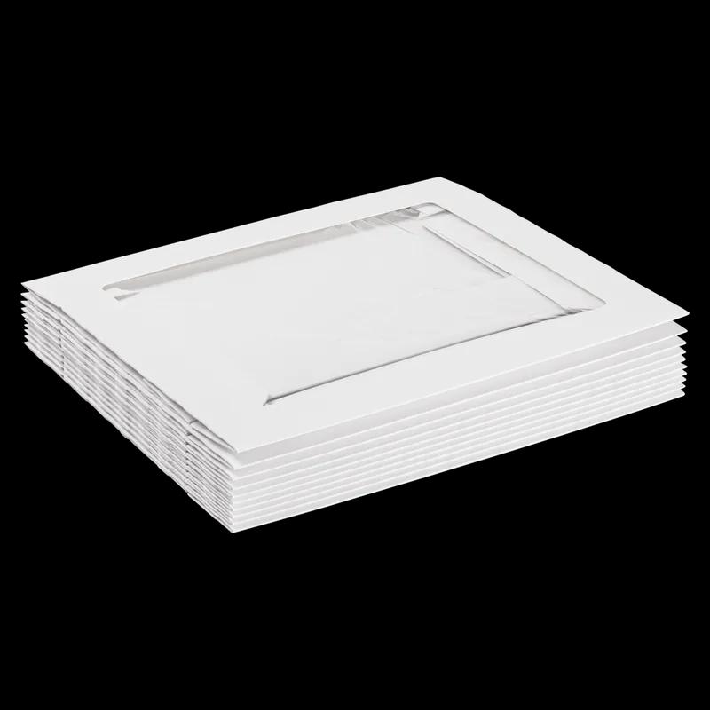 Donut Box 11.5X8X2 IN SBS Paperboard White Waterfall With Window 150/Case