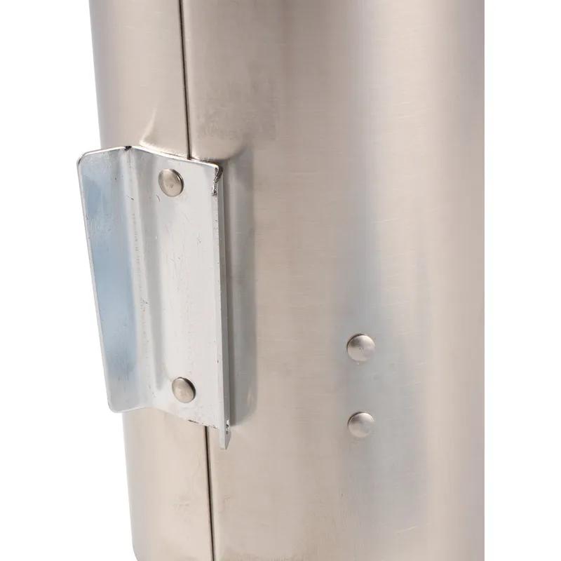Cup Dispenser 6-12 OZ Flat-Bottom Cups and 4.5-7 OZ Cone Water Cups 17.25X4.50X4.50 IN Stainless Steel Pull-Type 1/Each