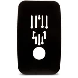 Wall Plate 12.4X7.5X0.13 IN Graphite 18/Case